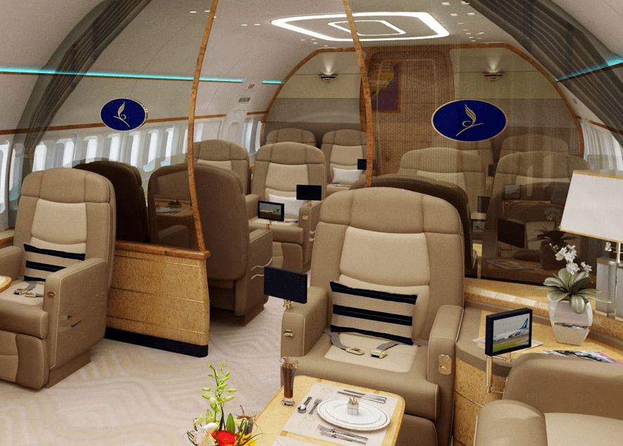 Top 10 Largest Private Jets in the World Right Now