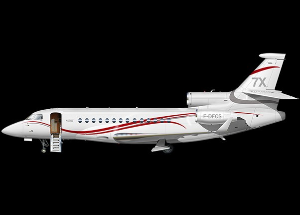 Dassault Falcon 7x Owner Bill Gates