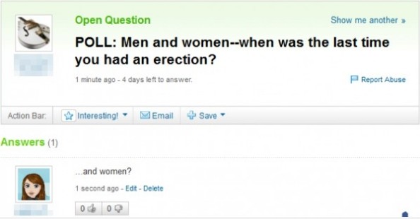 Funny Yahoo Questions And Answers 48
