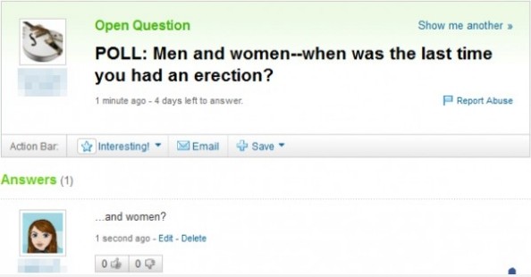 Top 50  Funny Yahoo Questions And Answers - 23