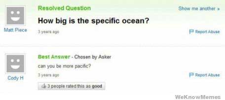 Funny Yahoo Questions And Answers 8