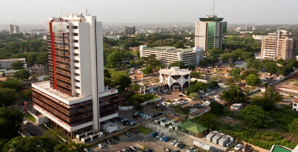 skyline view of Ghana