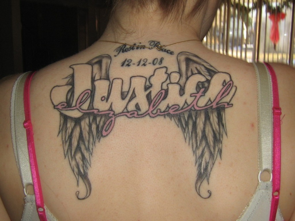 justice name tattoo