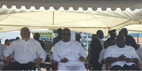 Mahama, Rawlings, others at the event