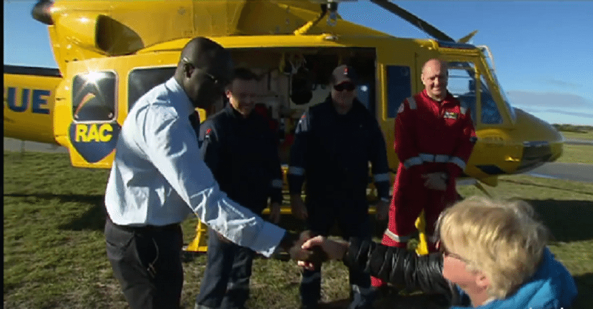 Ghanain Doctor Saves Accident Victim