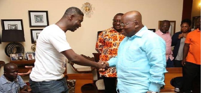 Agya Koo visits Nana Addo