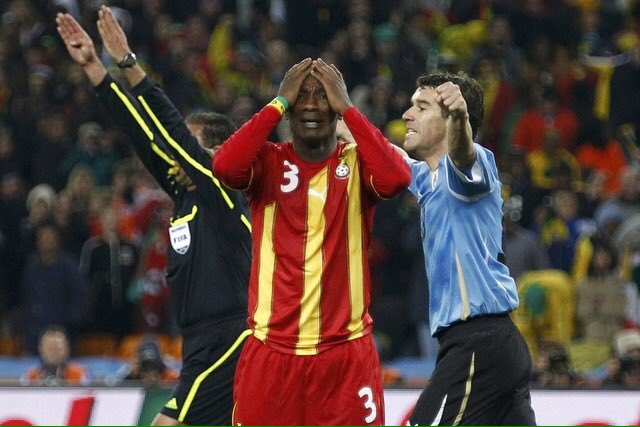 2010; Gyan weeps over penalty miss