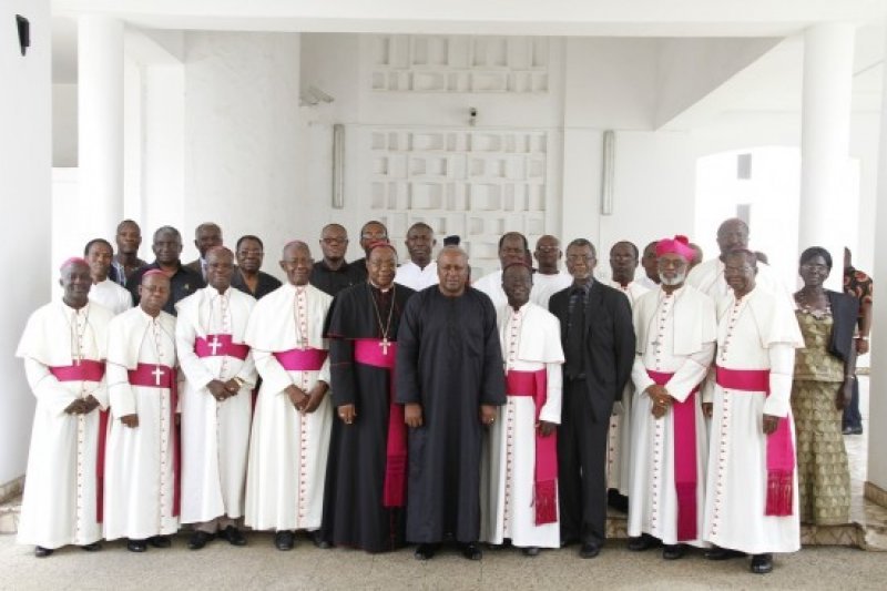 President Mahama and Catholic Bishops