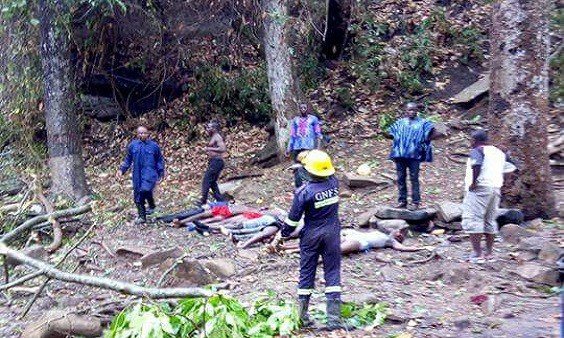 kintampo waterfalls accident